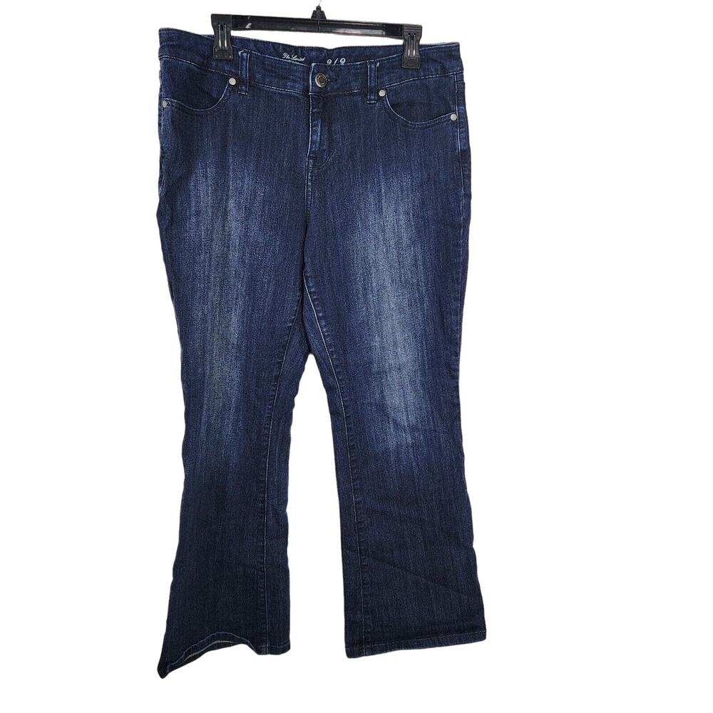 The Limited Denim 312 Womens Jeans Size 14 Bootcut Blue Mid Rise Dark Wash